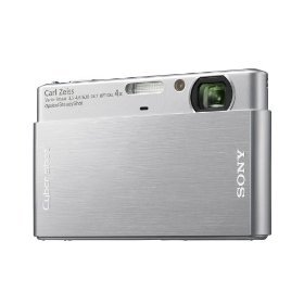 Sony Cybershot DSC-T77 10.1MP Digital Camera with 4x Optical Zoom with Super Steady Shot Image Stabilization (Silver)