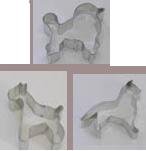 Dog Cookie Cutter 3 Pc Set
