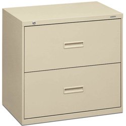 HON 432LL 400 Series 30 by 28-3/8 by 19-1/4-Inch 2-Drawer Lateral File, Putty