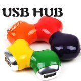 Five Colored Flower USB 2.0 5-Port Ultra Mini Hub