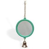 Pet Supplies : Avian Select Polly Pals Two-Sided Mirror with Bell Bird Toy