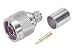 Coaxial Connector, Type N Crimp Plug for Belden 9913
