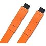LaCie 130851 FireWire 800 to FireWire 800 Flat Cable (Orange)