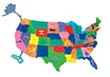 GIANT WONDERFOAM U.S. PUZZLE MAP