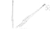 Designer Ball Chain Dangling Earrings Sterling Silver