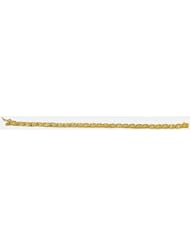 14k Diamond Cut Bracelet 7"