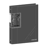 キョクトウ FOB 20穴バインダー A5サイズ 表2・表3ポケット付 スモーク LN22TK 2セットの画像