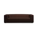 Atlas Sofa 3-Sitzer - Leder - Mahagoni