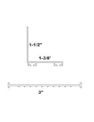 Garage Door Bottom Weather Seal Replacement Kit Fits up to 18 Garage Door or two 9 Doors