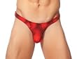 1st Fantasies Male Power Dark RED Swirl Skyview Bong Thong