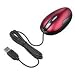 Targus USB 3-Button Laser Notebook Mouse - Mouse - laser - 3 button(s) - wired - USB - black, red