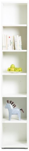 Tvilum Fairfax Tall Narrow Bookcase, White