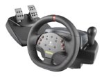 Childrens Toyshop  Video Games : Logitech MOMO Racing - Wheel and pedals set - 6 button(s)