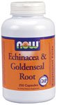 Echinacea & Goldenseal Root by NOW Foods - (225mg - 250 Capsules)