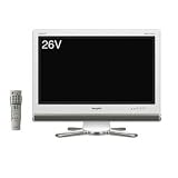 SHARP AQUOS 26V型 地上・BS・110度CSデジタルハイビジョン液晶テレビ LC-26D30-W ホワイト