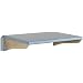 Triton Products 1755 Storability Steel Shelf 31-Inch W by 5/8-Inch H by 11-3/4-Inch D Gray Epoxy Coated with Lock-On Hanging Brackets