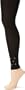 Steve Madden Women's Sweater Knit Footless Tight With Grommet Ankle Treatment,Black,Medium/Tall