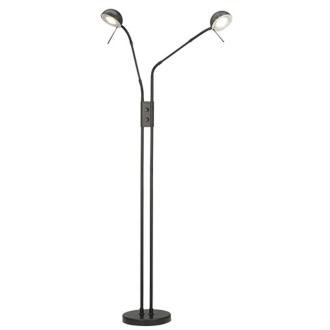 Black Modern Pharmacy Halogen Floor Lamp