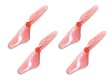 Four (4) Replacement Red Tail Props (Qty 4) for Mini Infrared Remote Control Electric Helicopter