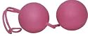 Orion 515973 Lustkugelduo mit massierendem Vibroball-Innenleben pink &Oslash;  3,5 cm.
