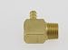 BEST-PEX Brass Crimp Fitting for PEX Tubing - PART# 41144-3/8 BARB X 1/2 MPT ELL