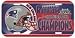 New England Patriots Super Bowl 39 Champions License Plate