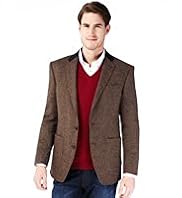 Autograph Pure Wool 2 Button Donegal Blazer