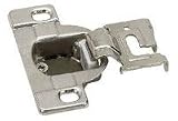 Concealed Face Frame Cabinet Hinge, 1/2 in. Overlay,Low Profile, Zinc