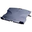 Compucessory CCS55800 Folding Notebook Stand- Portable- Nonskid- 12in.x9in.x.25in.- Black