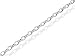 9ct White Gold Belcher Anklet