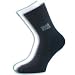 1000 Mile Original Sock (Size: Large (9-11.5)) (Colour: Black with White Logo )