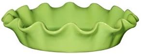 Emile Henry Urban Pie Plate - 10½" - Ruffled - Lime