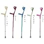EuroStyle Lightweight Aluminum Forearm Crutch - Silver