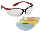 Ektelon '05 More Game - All Court. Interchangeable lens system for all court lighting conditions. Racquetball Eyeguard