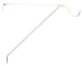 Stanley Hardware Adjustable Shelf and Closet Rod Support, Desert White #192950