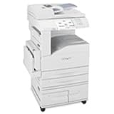 Lexmark X852e MFP - Multifunction ( fax / copier / printer / scanner ) - B/W - laser - copying (up to): 45 ppm - printing (up to): 45 ppm - 3100 sheets - 33.6 Kbps - parallel, USB, 10/100 Base-TX - government GSA / TAA