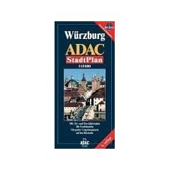 ADAC Stadtpl�ne, W�rzburg: mit Estenfeld, Gerbrunn, H�chberg, Veitsh�chheim und Zell am Main. Mit City- und Durchfahrtsplan. Mit Postleitzahlen. Mit gro�er Umgebungskarte