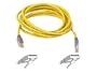 Belkin RJ45M/RJ45M 10/100BT CAT5E Crossover Cable with Molded Gray Boot 7feet (Yellow)
