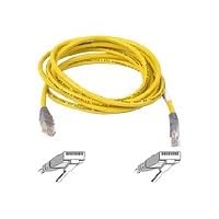 Belkin RJ45M RJ45M 10 100BT CAT5E 7ft Yellow Crossover Cable with Molded Gray Boot by Belkin