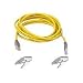 Belkin RJ45M/RJ45M 10/100BT CAT5E Crossover Cable with Molded Gray Boot 7feet (Yellow)