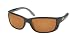 Costa Del Mar Zane Sunglasses Black Frame with 400 Dark Amber CR-39 Lens