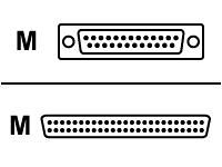 Adaptec - SCSI external cable - HD-50 (M) - DB-25 (M) - 3 ft