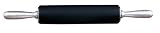 Sil-Pin Silicone Rolling Pin with Zinc Handle, Black
