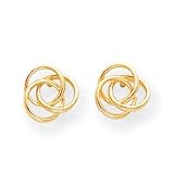 Sardelli - 14k Gold Love Knot Earrings