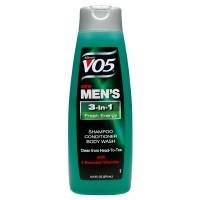 Alberto VO5 Men's 3-IN-1 Shampoo, Conditioner & Body Wash, Fresh Energy, 12.5 fl oz