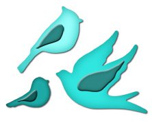 Spellbinders Presto Punch Birds Punch Templates 
