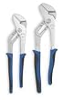 Westward 1UKN8 Tongue/Groove Plier Set, Ergo Grip, 2 PC