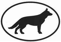 German Shepherd Sticker