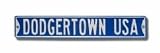 Steel Street Sign: DODGERTOWN USA