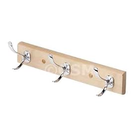 <b>3 HOOK COAT AND HAT RACK</b>